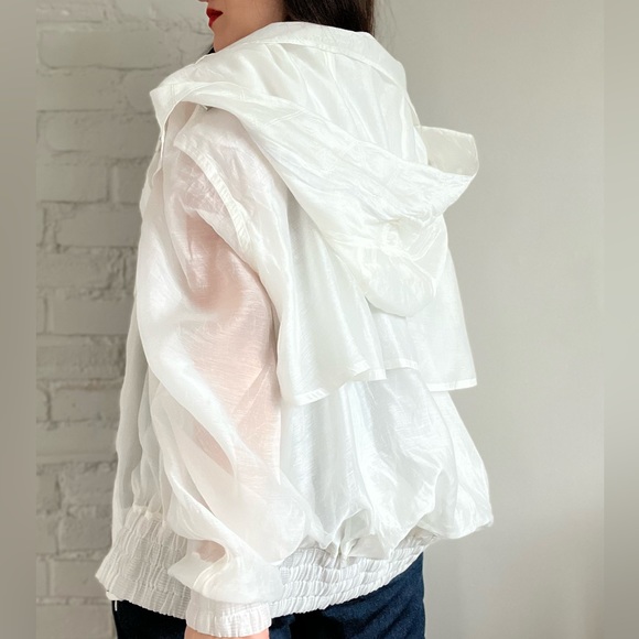 FenG CHen WANG Sheer White Jacket Luxury Size Large - Picture 7 of 16